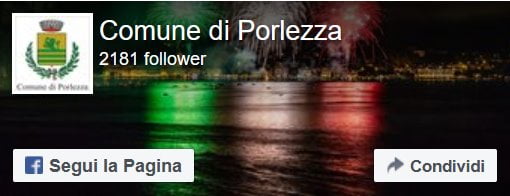 Pagina Facebook del Comune di Porlezza