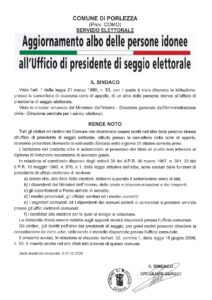 Manifesto Presidenti