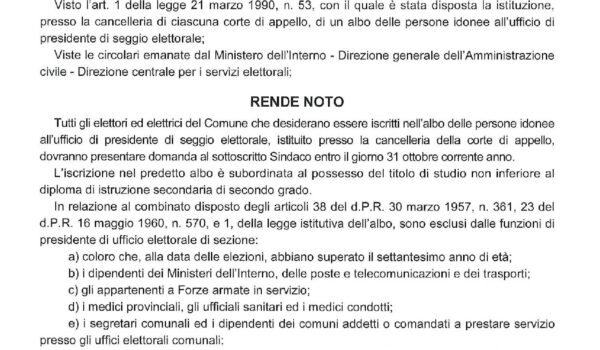 Manifesto Presidenti