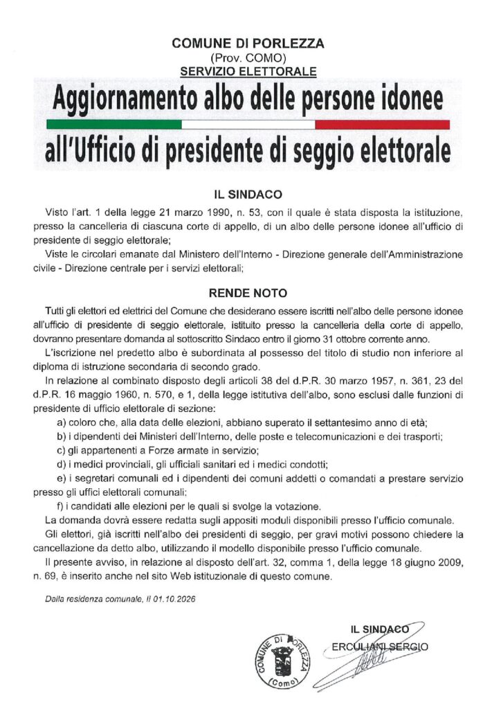 Manifesto Presidenti